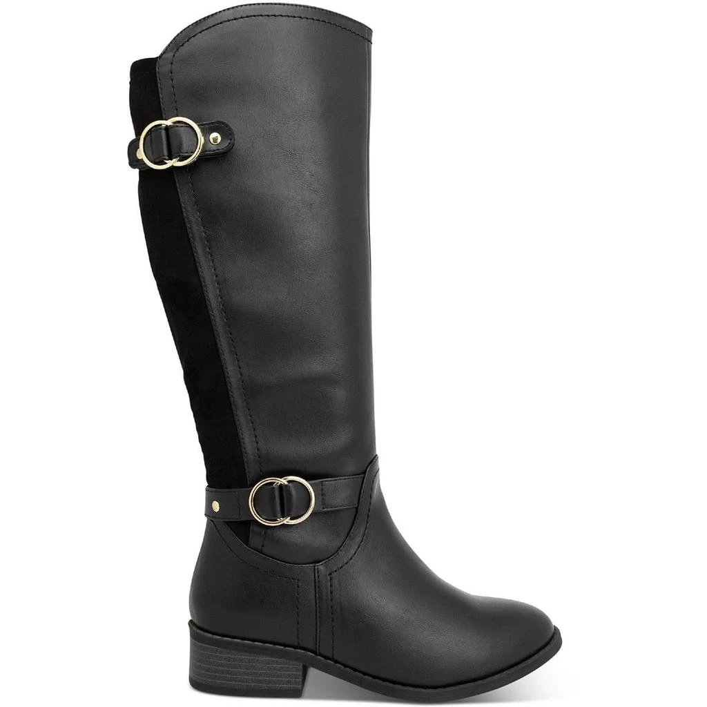 商品Karen Scott|Karen Scott Womens Leandraa Faux Leather Tall Knee-High Boots,价格¥138,第5张图片详细描述