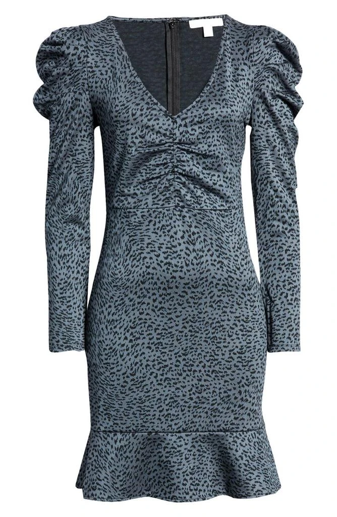 商品Chelsea28|Puff Long Sleeve Jacquard Dress,价格¥130,第5张图片详细描述