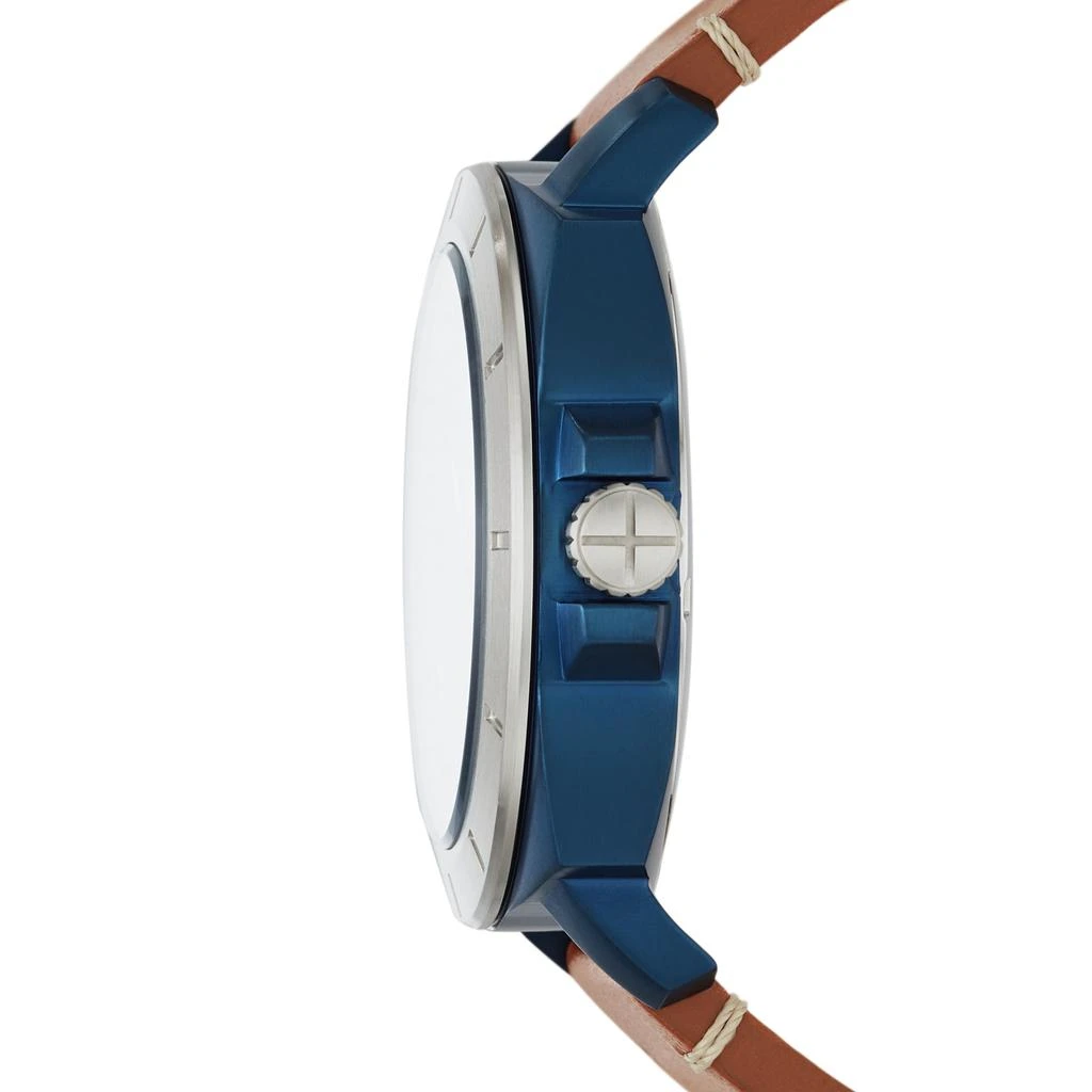 商品Fossil|Fossil Men's Privateer Sport Automatic, Blue-Tone Stainless Steel Watch,价格¥627,第2张图片详细描述