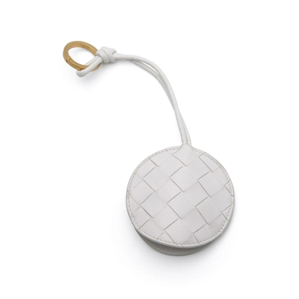 商品Bottega Veneta|Bottega Veneta White Leather Key Chain 629552-Vcpp3-9033,价格¥1020,第2张图片详细描述