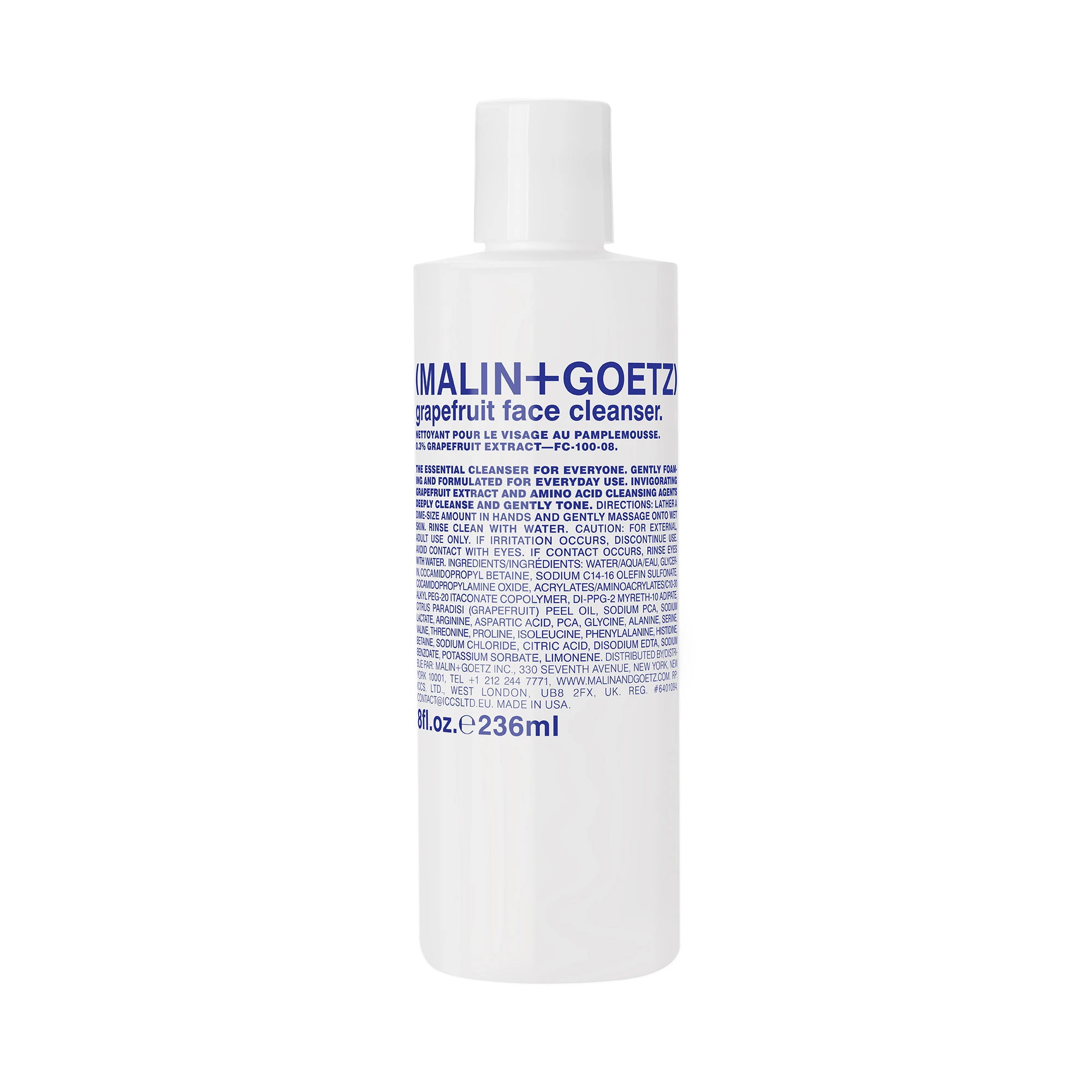 商品Malin + Goetz|MALIN+GOETZ马林狗子西柚洁面啫喱236ml 温和洁净洗面奶,价格¥263,第1张图片