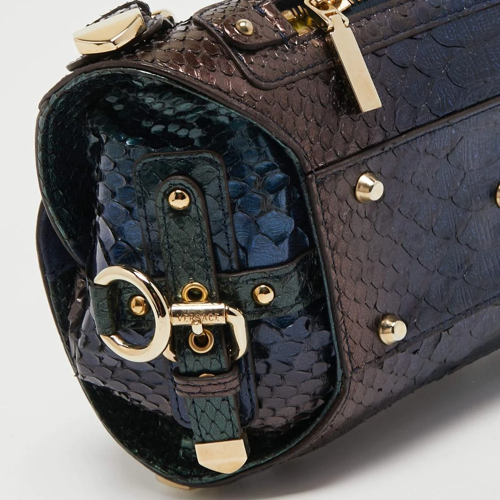 Versace Multicolor Python Buckle Clutch 商品