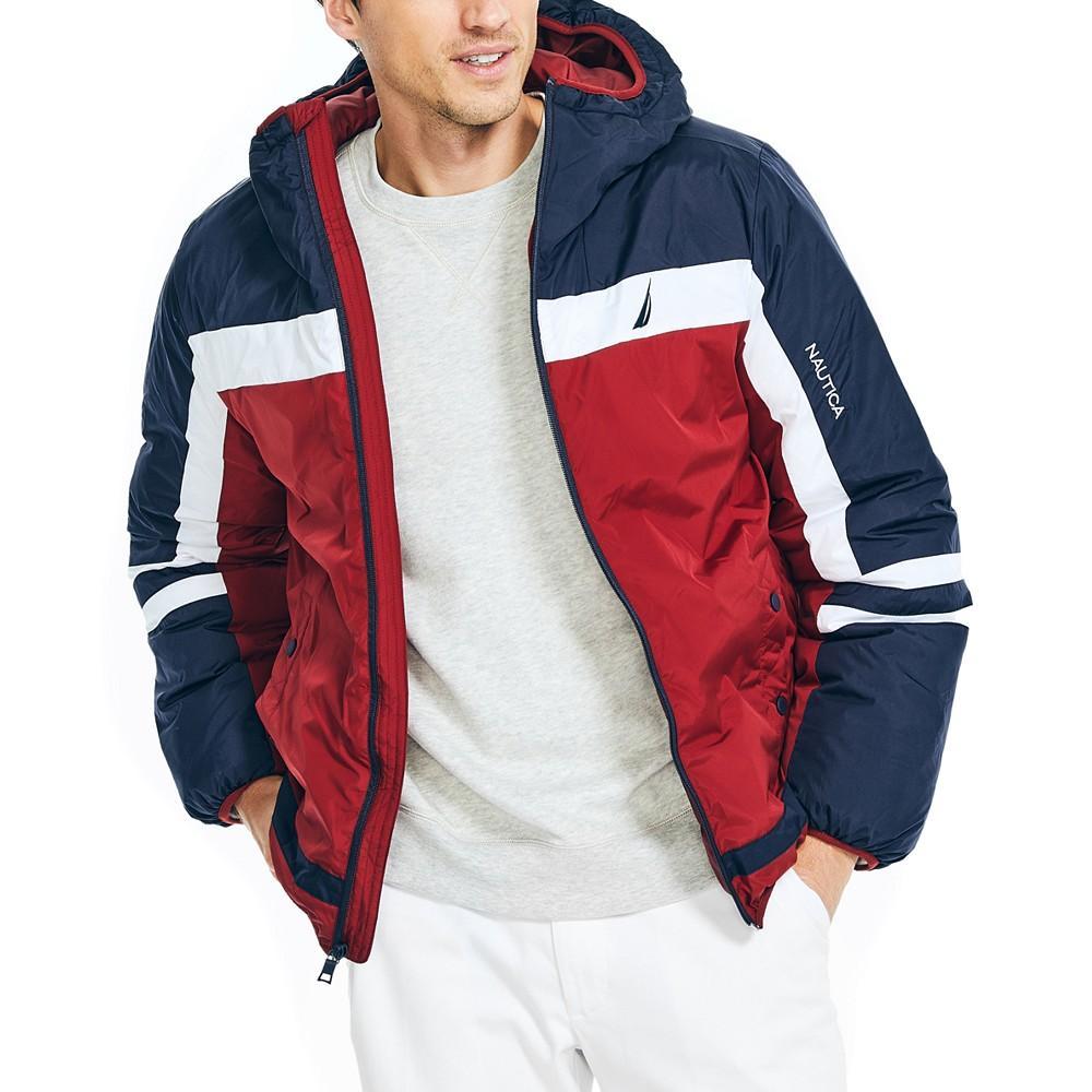 商品Nautica|Men's Sustainably Crafted Tempasphere Colorblocked Jacket,价格¥463,第1张图片