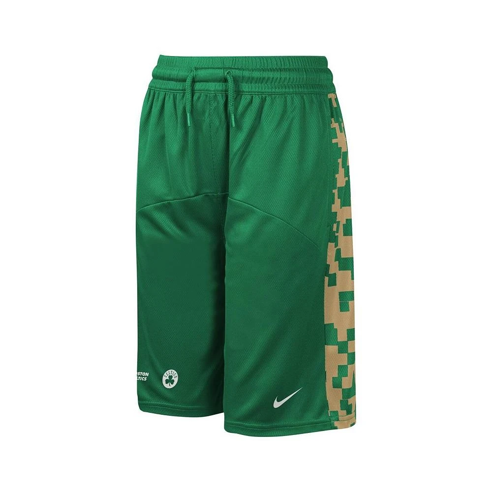 商品NIKE|Big Boys Kelly Green Boston Celtics Courtside Starting Five Team Shorts,价格¥228,第3张图片详细描述