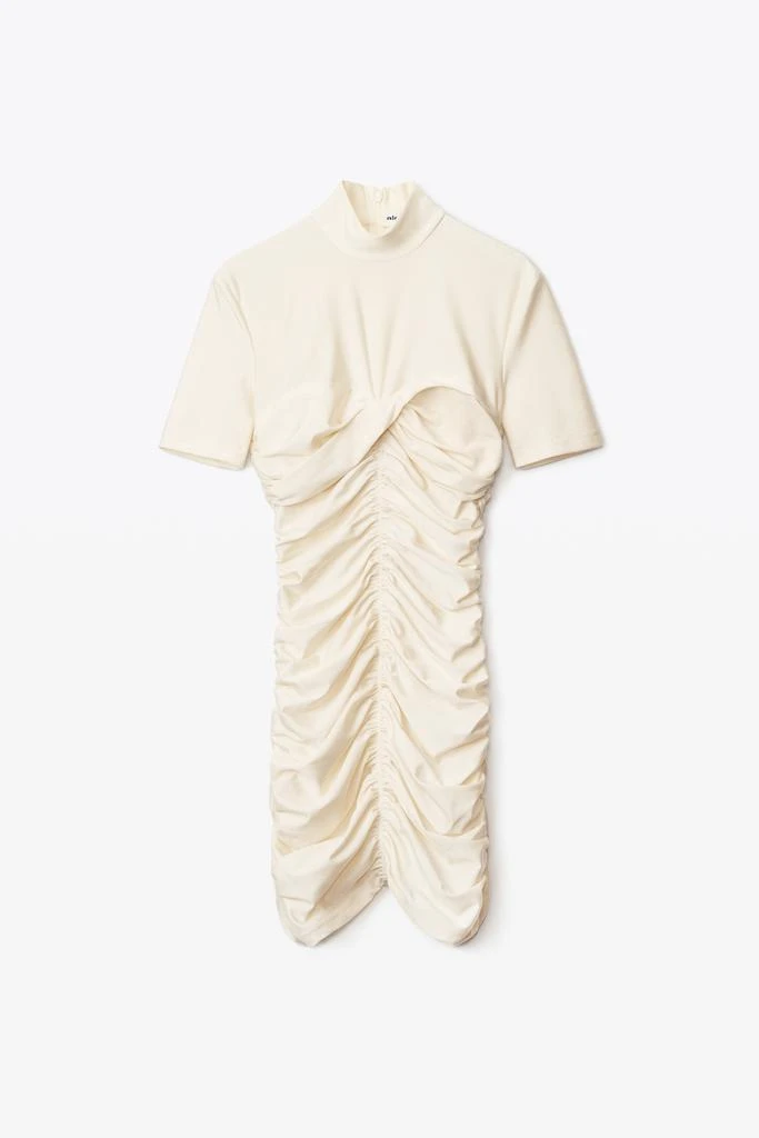 商品Alexander Wang|RUCHED MOCK NECK DRESS IN STRETCH JERSEY,价格¥1604,第3张图片详细描述