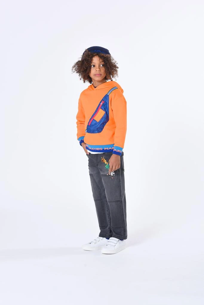 商品Marc Jacobs|MARC JACOBS Boys Belt Bag Pocket Hoodie in Orange,价格¥691,第2张图片详细描述