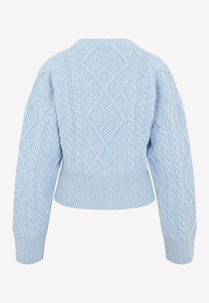 商品Stella McCartney|Aran Cable Knit Sweater in Virgin Wool,价格¥3654,第2张图片详细描述