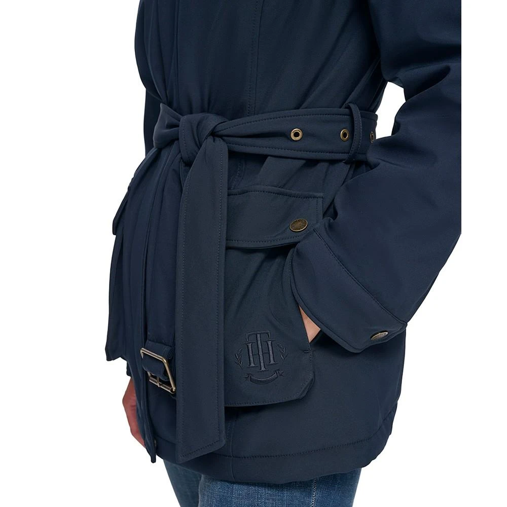 商品Tommy Hilfiger|Women's Hooded Crest Pocket Raincoat,价格¥1196,第5张图片详细描述