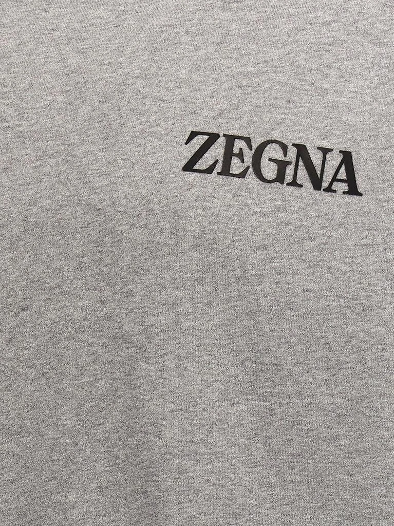 商品Zegna|Zegna Logo Embossed Crewneck Sweatshirt,价格¥4249,第4张图片详细描述