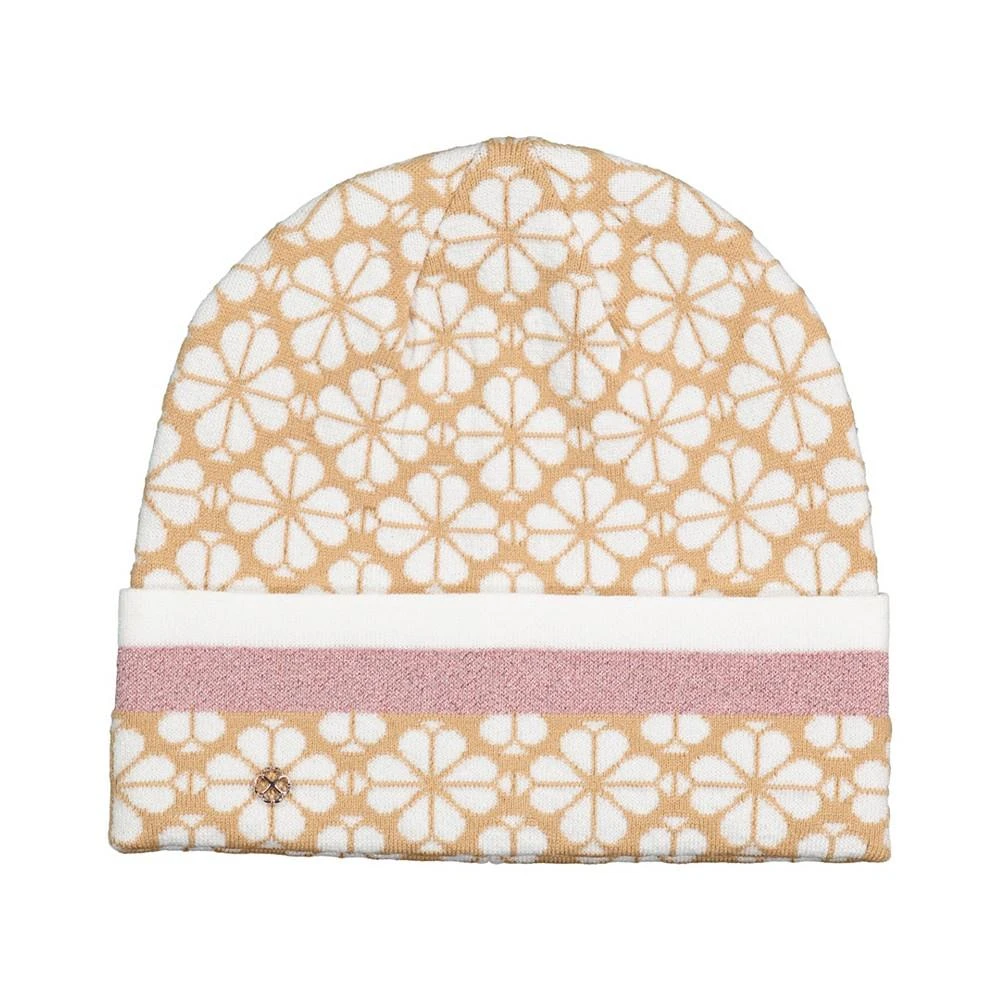 商品Kate Spade|Women's Spade Flower Beanie,价格¥510,第1张图片