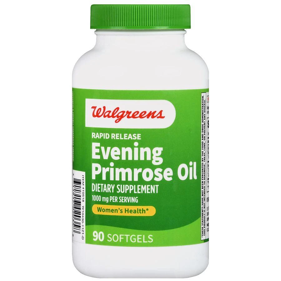 商品Walgreens|Rapid Release Evening Primrose 1000 mg Softgels,价格¥104,第2张图片详细描述