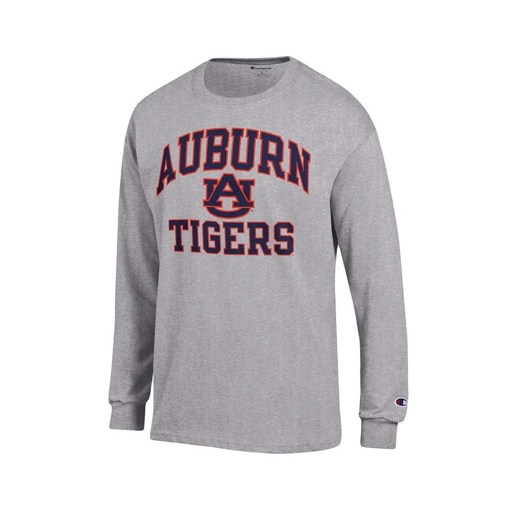 商品CHAMPION|Men's Heather Gray Auburn Tigers High Motor Long Sleeve T-shirt,价格¥234,第2张图片详细描述