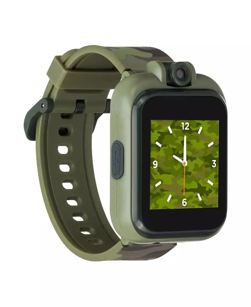 商品Playzoom|Kid's 2 Olive Camouflage Print Tpu Strap Smart Watch,价格¥190,第1张图片