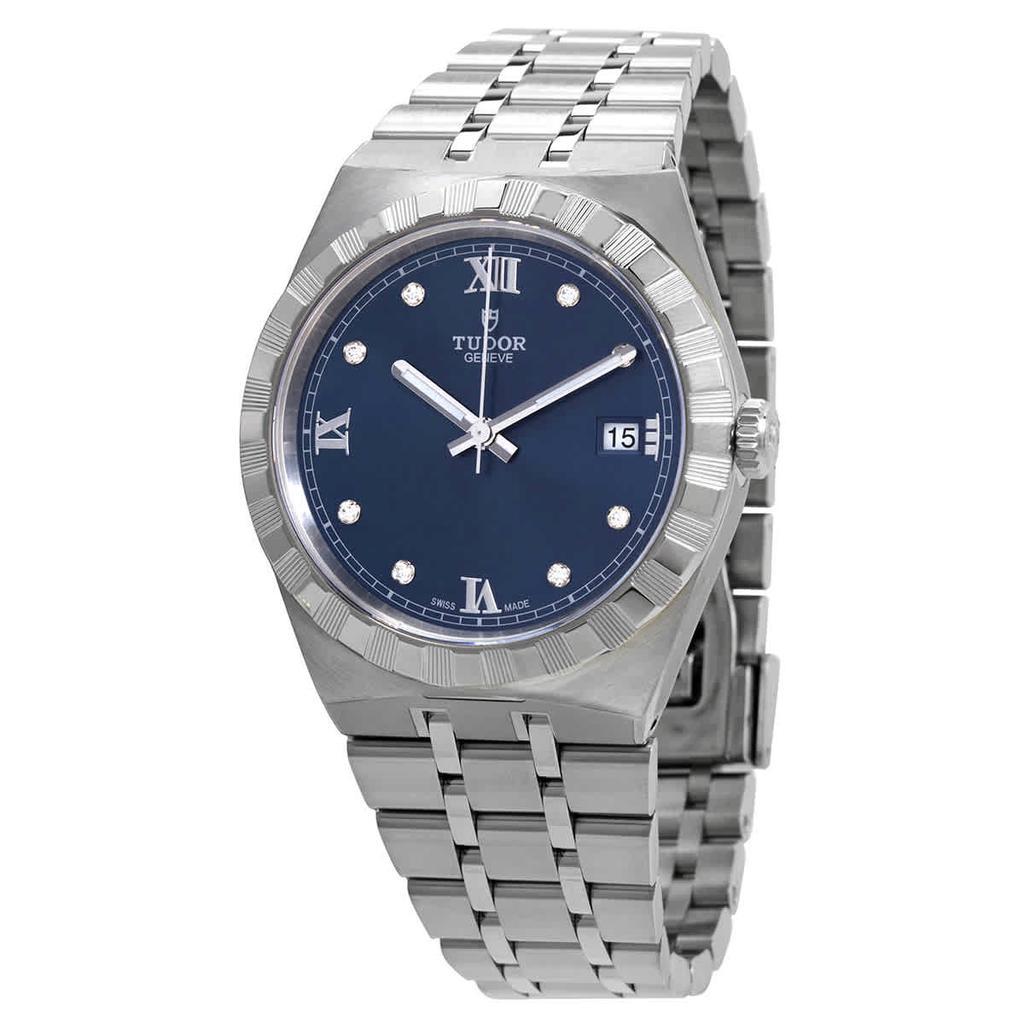 商品Tudor|Tudor Royal Automatic Diamond Blue Dial 38 mm Watch M28500-0006,价格¥15710,第1张图片