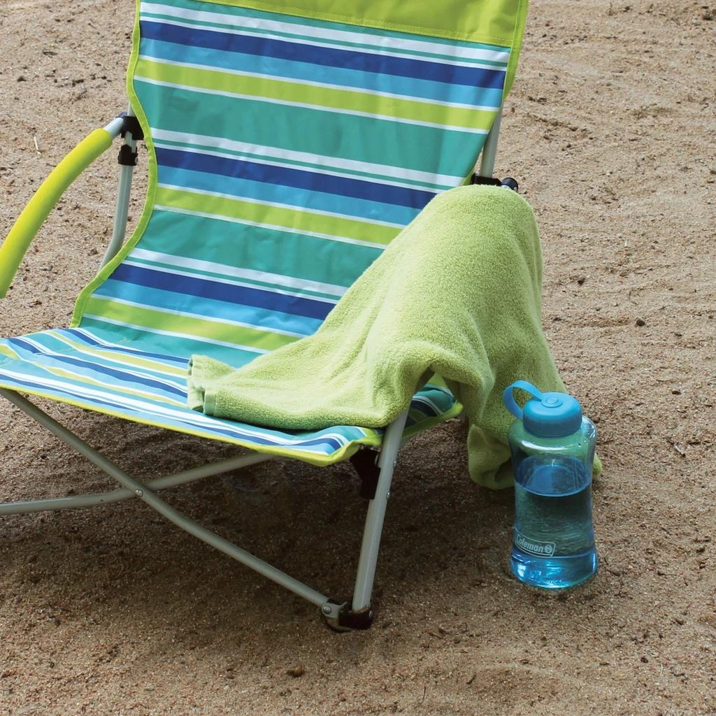 商品Coleman|Coleman Utopia Breeze Lightweight Beach Chair with Cup Holder, Comfortable Portable Outdoor Chair with Carry Bag,价格¥428,第4张图片详细描述