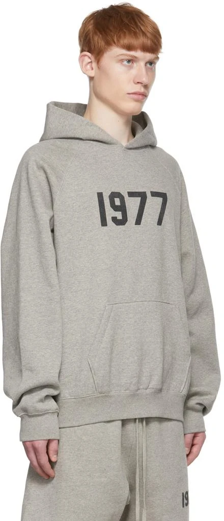 Fear of God ESSENTIALS Gray Cotton Hoodie 2