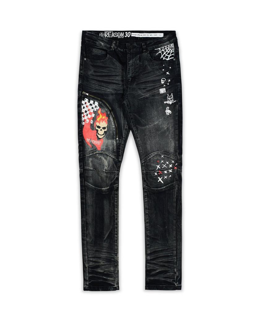 商品Reason Clothing|Lyon Denim Jeans,价格¥185,第5张图片详细描述