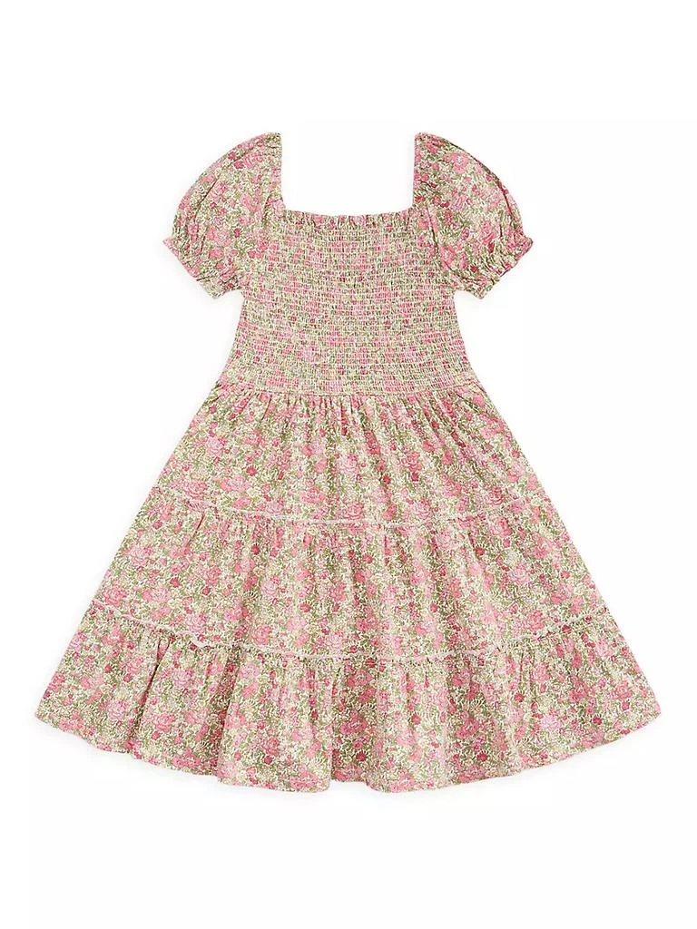 商品Ralph Lauren|Little Girl's Floral Print Dress,价格¥253,第2张图片详细描述