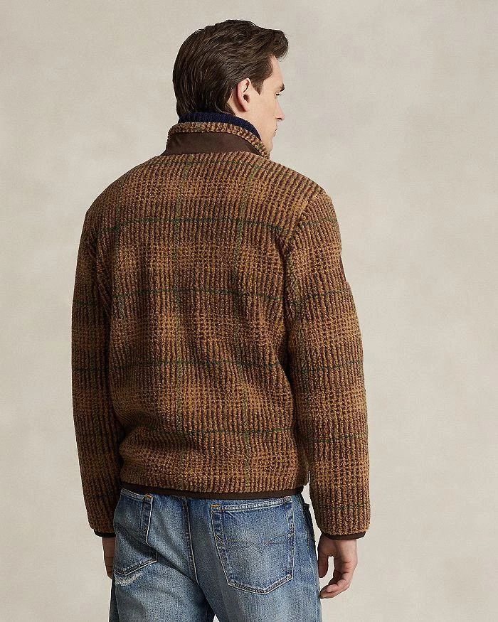 商品Ralph Lauren|Fleece Glen Plaid Jacquard Jacket,价格¥1551,第4张图片详细描述