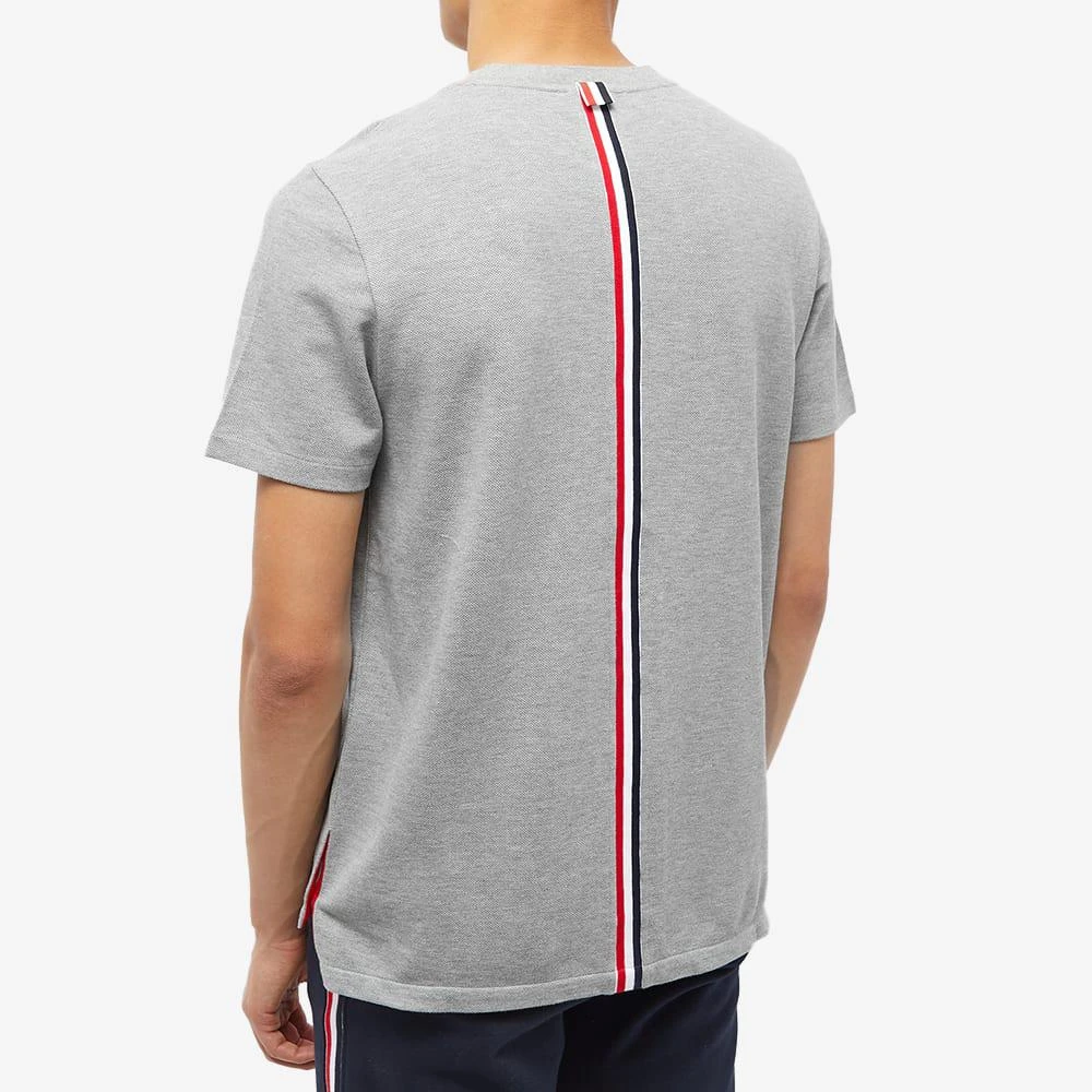 商品Thom Browne|Thom Browne Back Stripe Pique T-Shirt,价格¥1503,第3张图片详细描述
