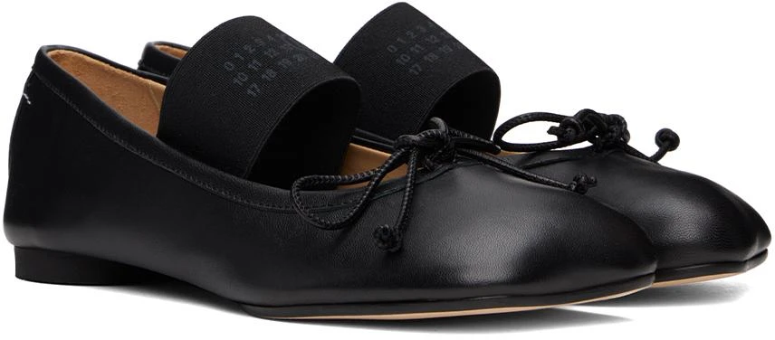 商品MM6|Black Anatomic Ballerina Flats,价格¥2420,第4张图片详细描述