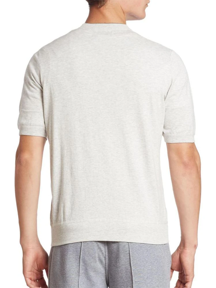 商品Brunello Cucinelli|Short Sleeve Athletic T-Shirt Sweater,价格¥1619,第2张图片详细描述