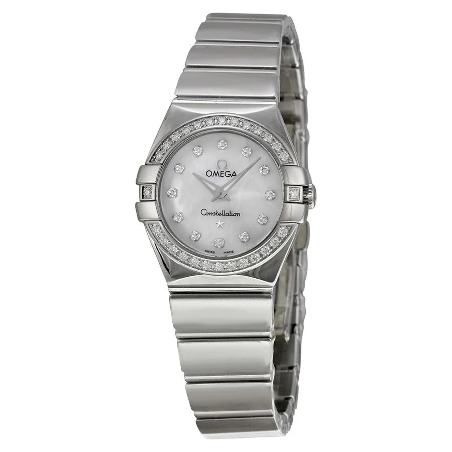 商品[二手商品] Omega|Pre-owned Omega Constellation Diamond Mother of Pearl Dial Ladies Watch 123.15.24.60.55.003,价格¥19229,第1张图片