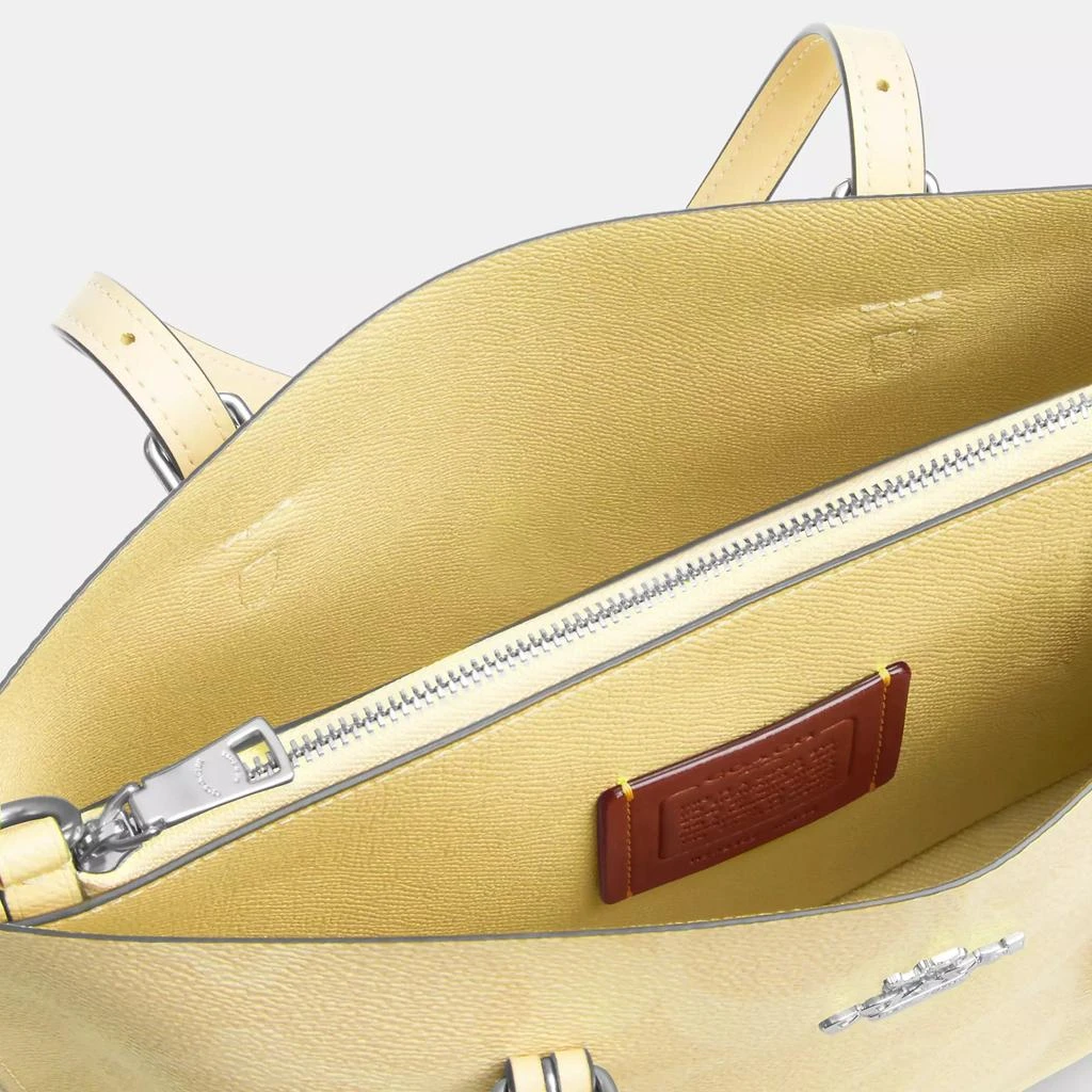 商品Coach|Mollie Tote Bag 25 In Signature Canvas,价格¥1508,第2张图片详细描述