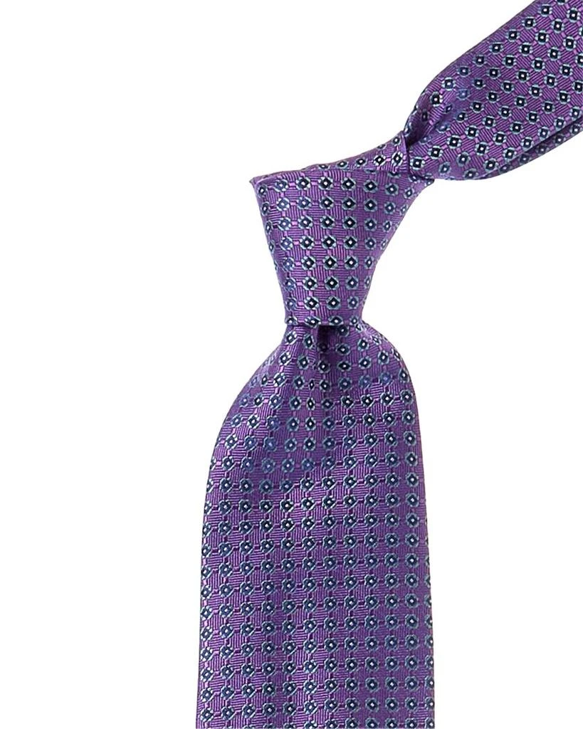 商品Brooks Brothers|Brooks Brothers Purple Mini Geo Neat Silk Tie,价格¥402,第1张图片