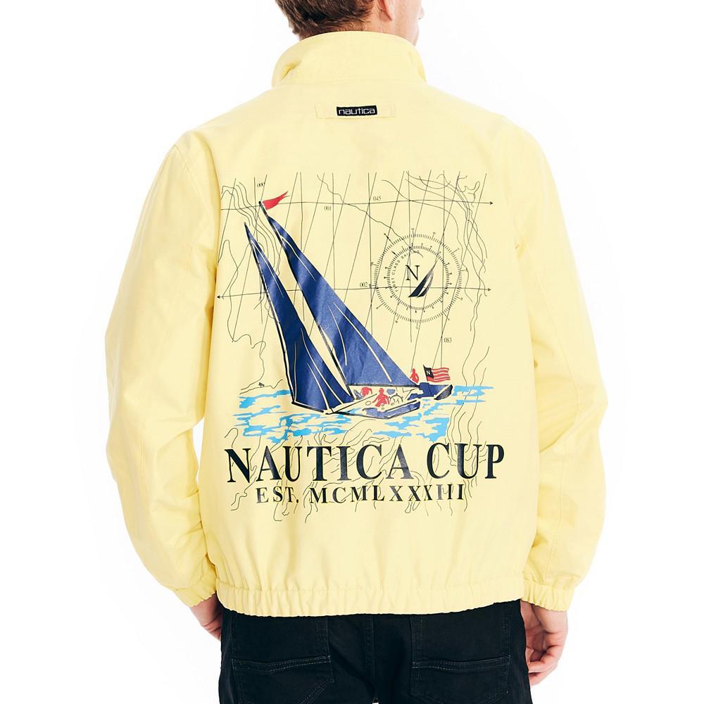 商品Nautica|Men's Classic-Fit Reversible Logo-Print Full-Zip Jacket,价格¥1606,第6张图片详细描述