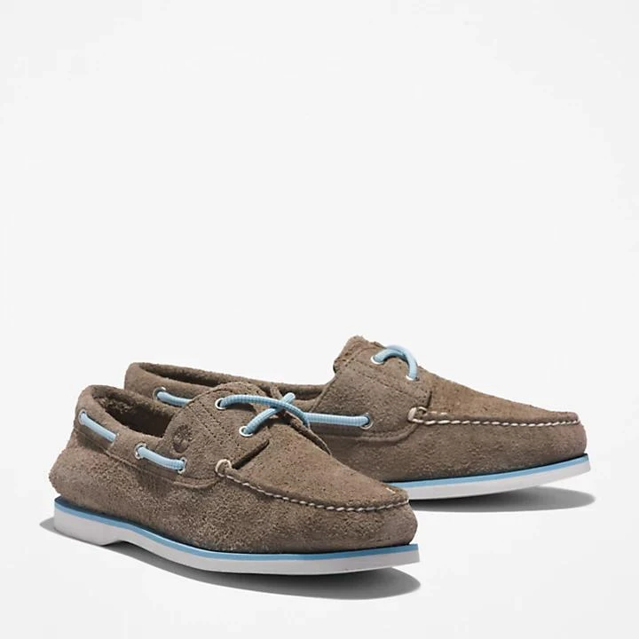 商品Timberland|Timberland® 2-Eye Classic Boat Shoe for Men in Medium Grey,价格¥553,第4张图片详细描述