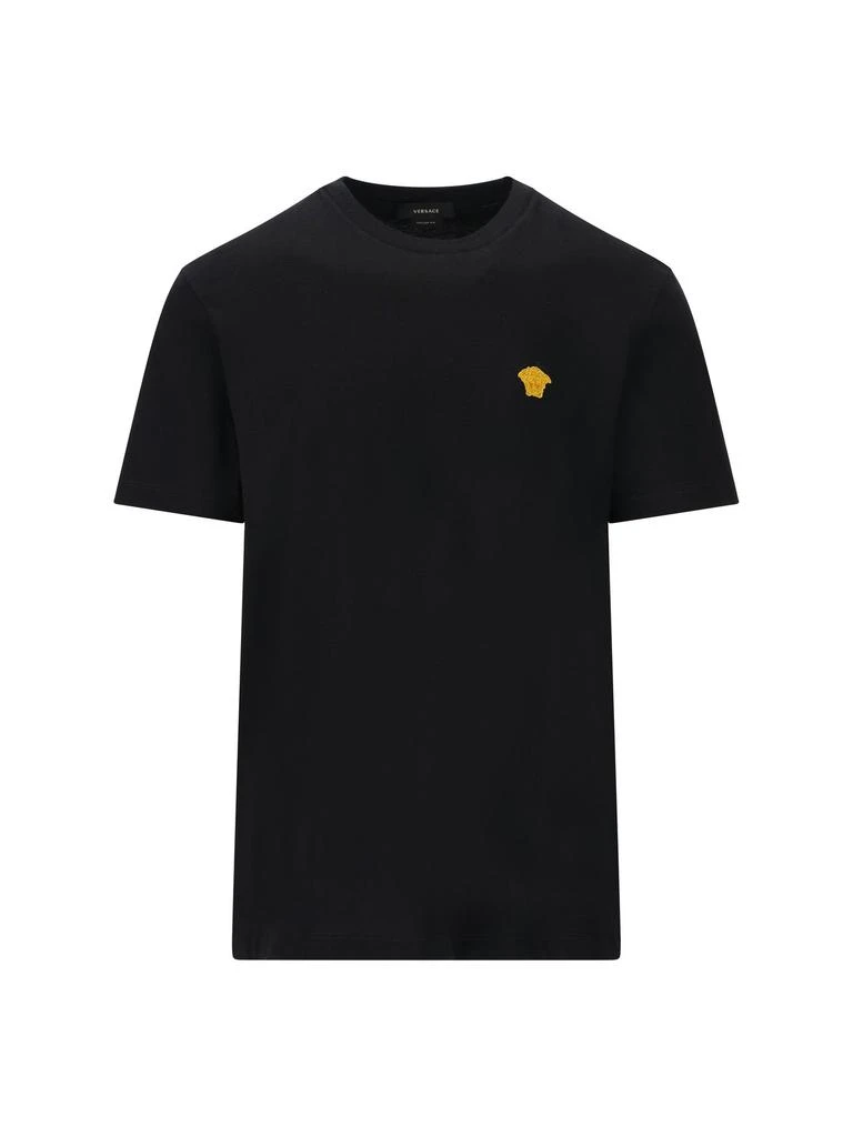 商品Versace|Versace Logo Embroidered Crewneck T-Shirt,价格¥1326,第1张图片