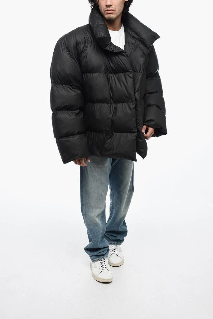 商品Balenciaga|Balenciaga UNISEX Padded Fabric WRAP Down Jacket with Removable Hood,价格¥16875,第4张图片详细描述