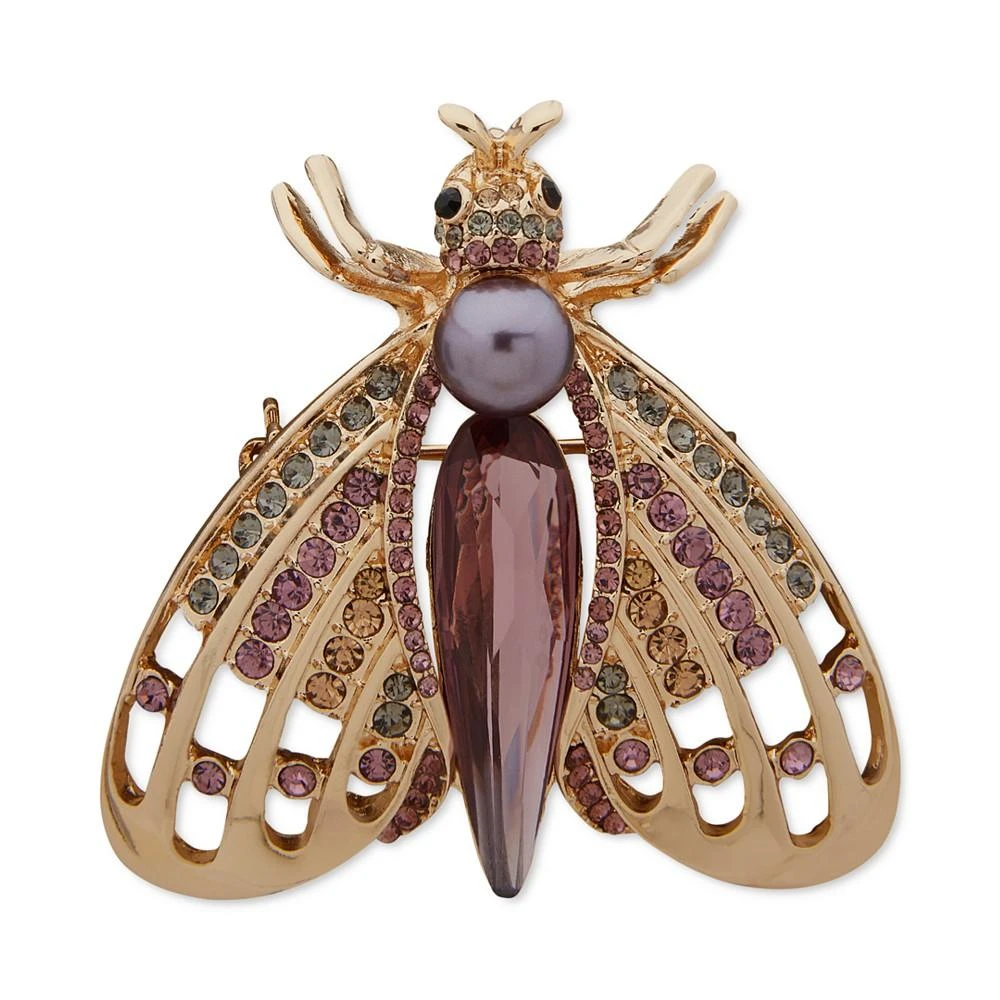 商品Anne Klein|Gold-Tone Boxed Purple Critters Pin,价格¥105,第1张图片