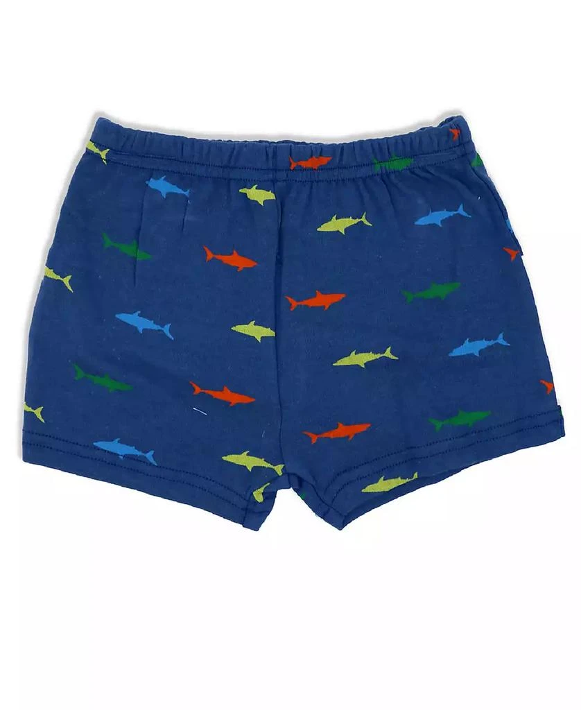 商品Lily & Jack|Baby Boys Shark Shorts, T Shirt and Bib, 3 Piece Set,价格¥202,第3张图片详细描述