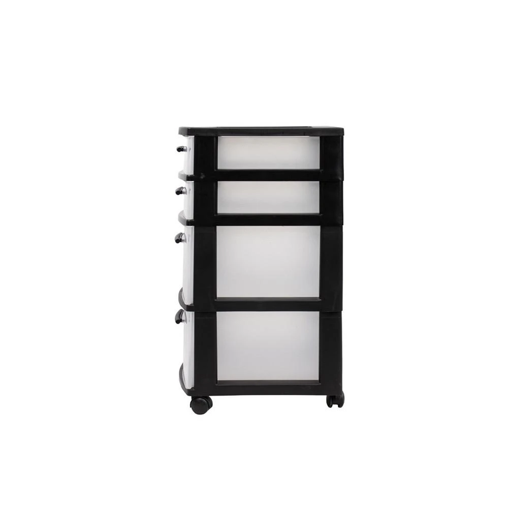 商品MQ|Eclypse 4-Drawer Rolling Storage Cart,价格¥618,第2张图片详细描述