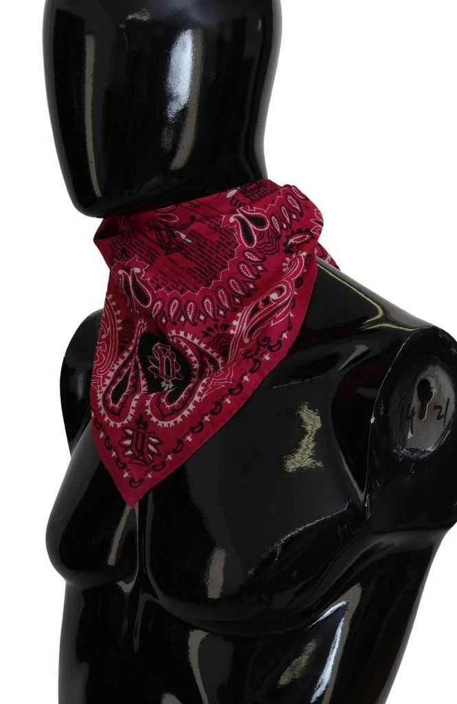 商品[二手商品] John Galliano|John Galliano Bandana Wrap Foulard Square Handkerchief Men's Scarf,价格¥1064,第5张图片详细描述
