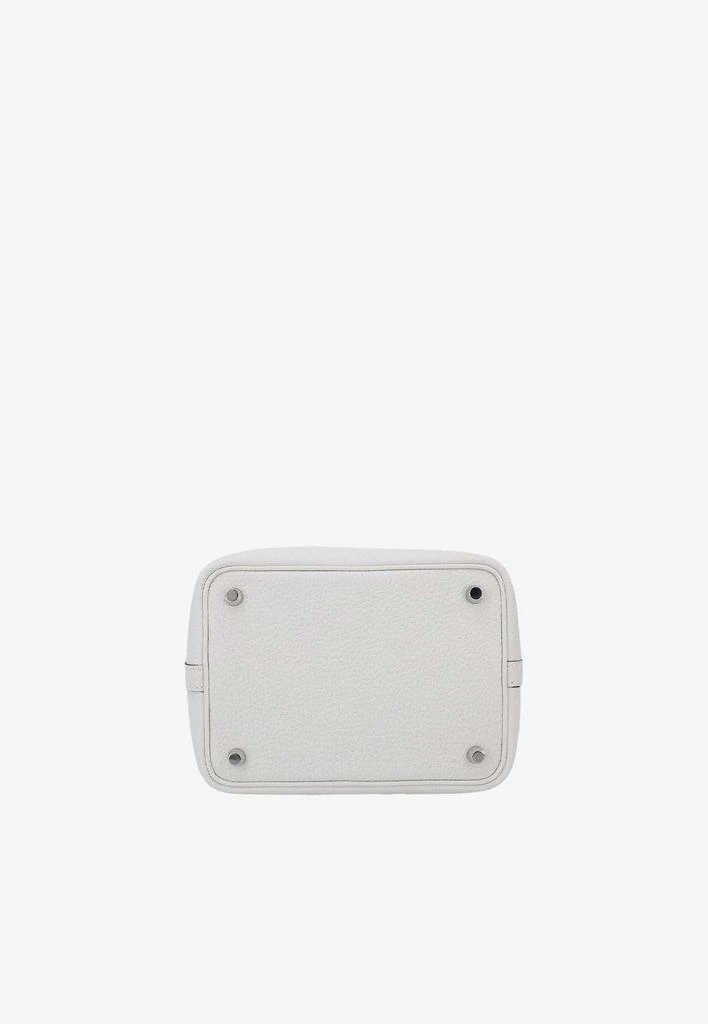 商品Hermes|Picotin Lock 18 in New White Clemence with Palladium Hardware,价格¥37196,第4张图片详细描述