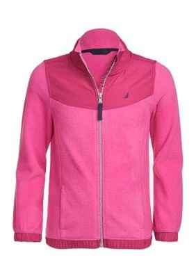 商品Nautica|Girls 7 16 Polar Fleece Jacket,价格¥237,第1张图片