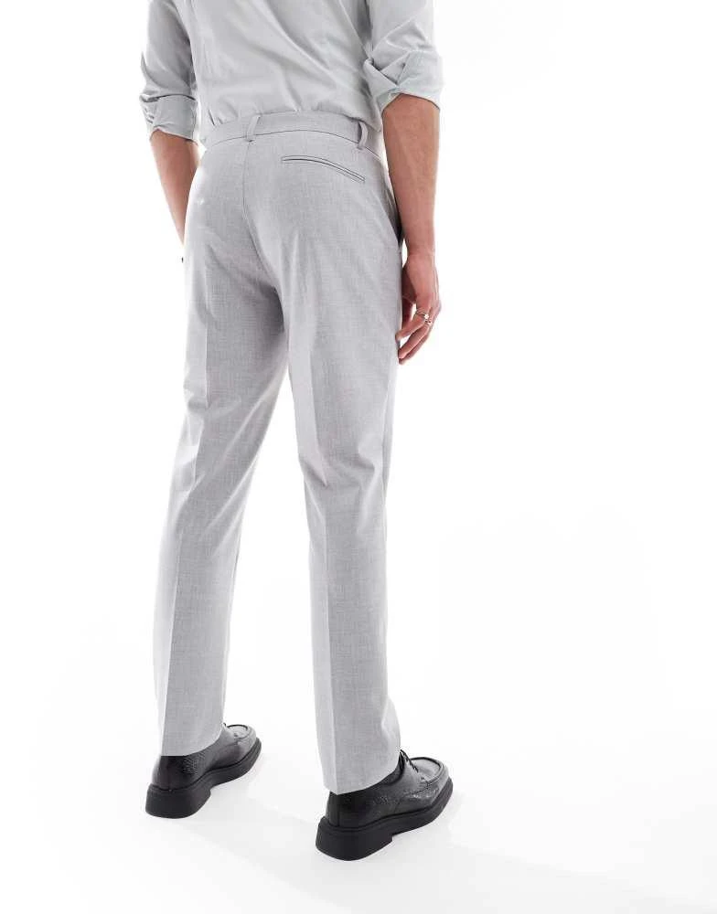 商品ASOS|ASOS DESIGN slim suit trousers in grey,价格¥226,第3张图片详细描述