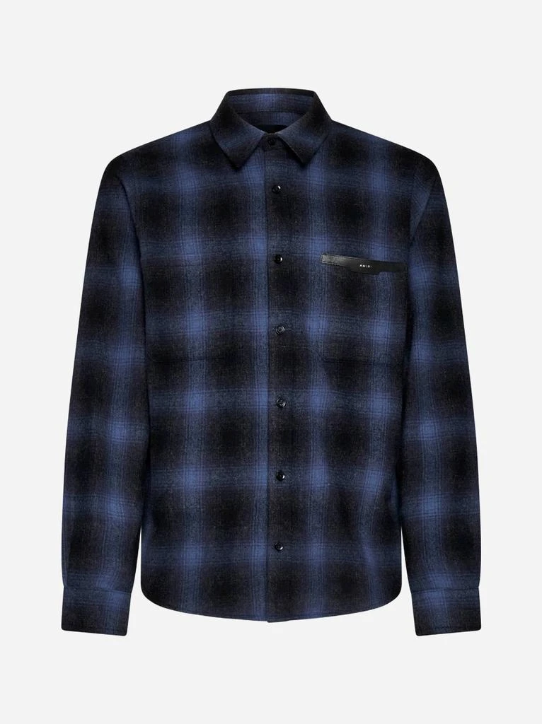 商品AMIRI|Logo check wool shirt,价格¥3719,第1张图片