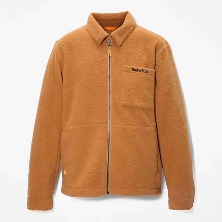 Fleece Overshirt for Men in Yellow 商品