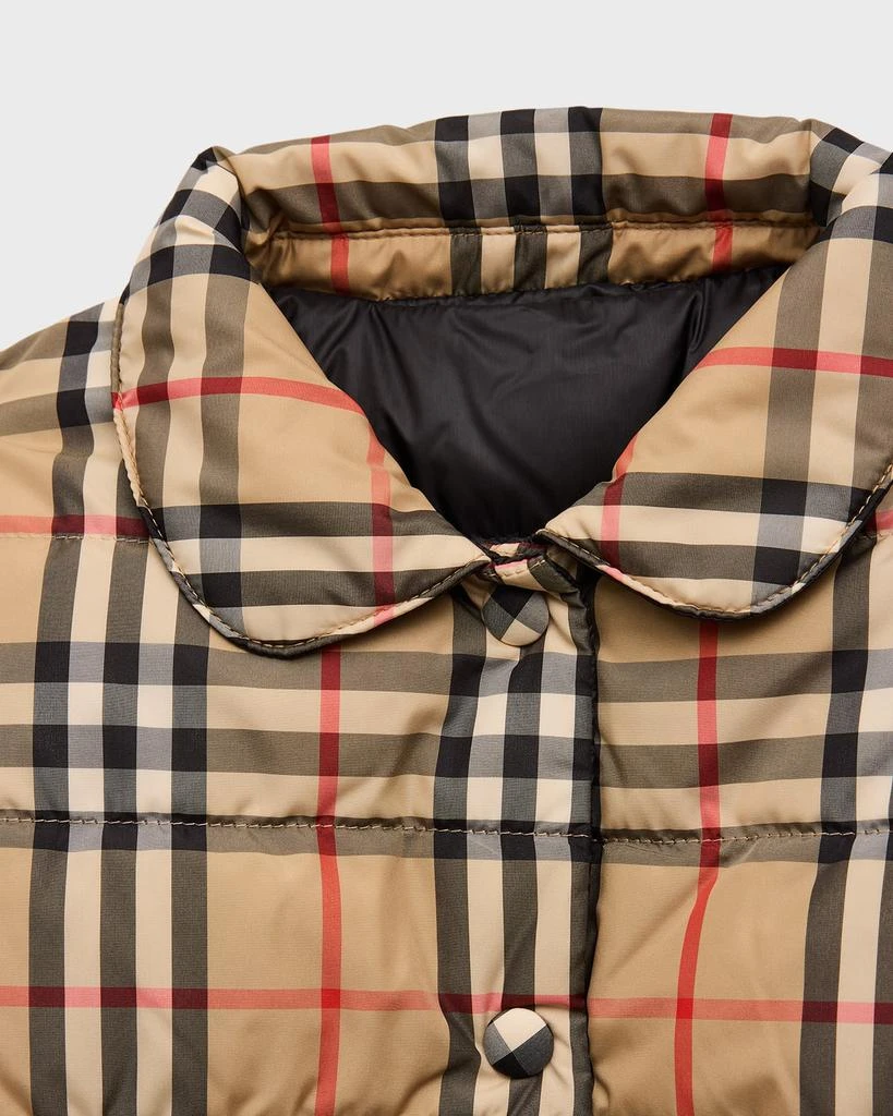 商品Burberry|Girl's Check-Print Puffer Jacket, Size 12M-2,价格¥5404,第3张图片详细描述