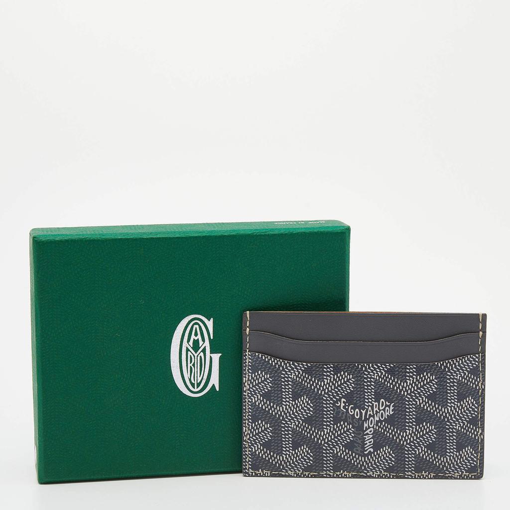 Goyard Grey Goyardine Coated Canvas and Leather Saint Sulpice Card Holder商品第6张图片规格展示