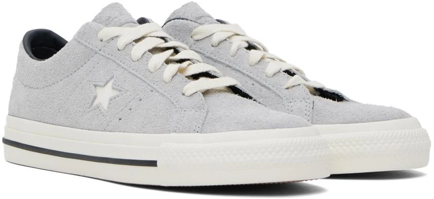 商品Converse|Gray One Star Pro Low Top Sneakers,价格¥167,第4张图片详细描述