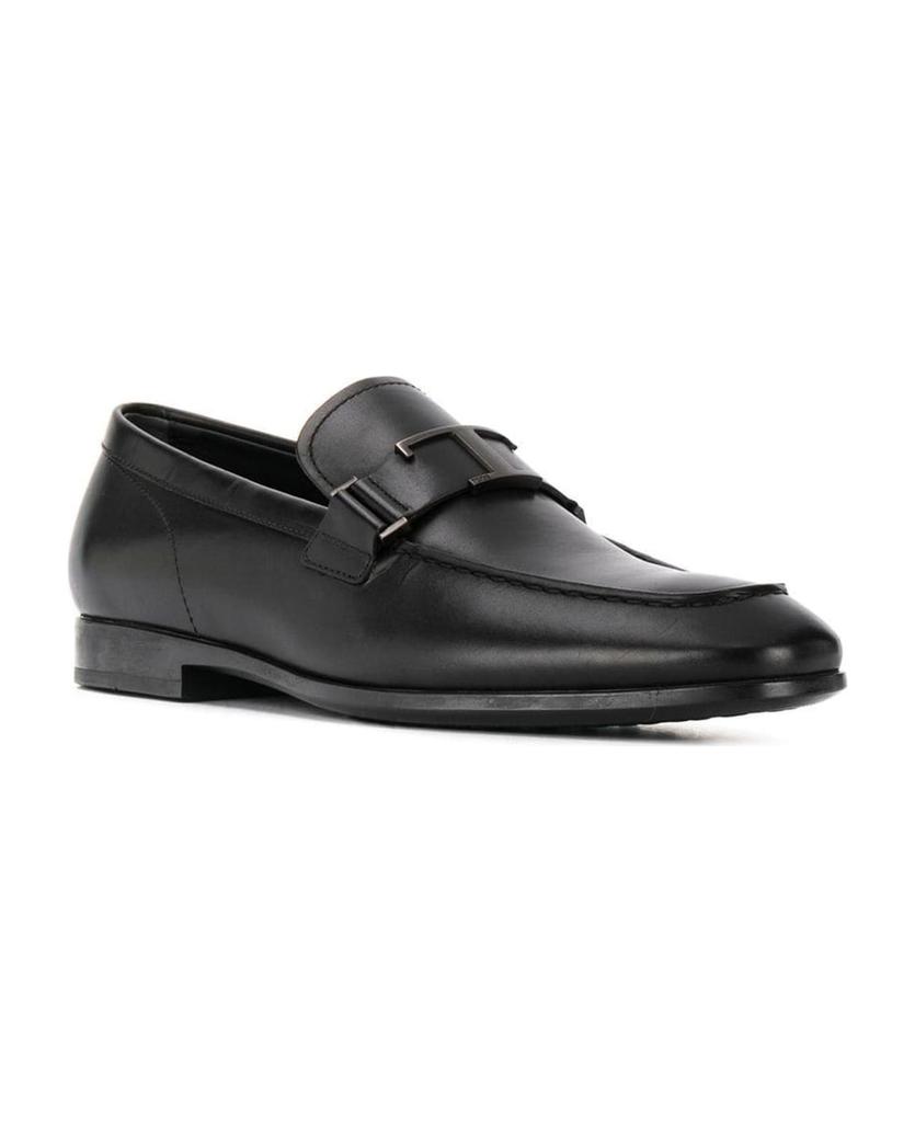 Black Leather Loafers商品第2张图片规格展示