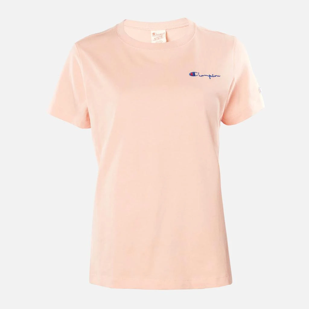 商品CHAMPION|Champion Women's Small Script T-Shirt - Pink,价格¥109,第1张图片