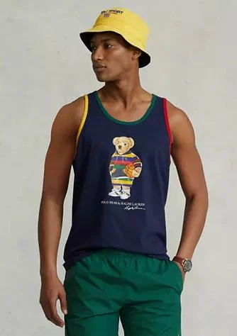 商品Ralph Lauren|Ralph Lauren Polo Bear Jersey Tank,价格¥221,第1张图片