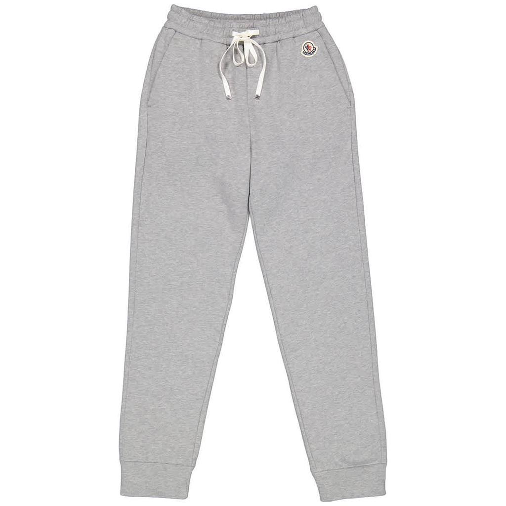 商品Moncler|Ladies Grey Cotton Tapered Track Pants,价格¥1317,第1张图片