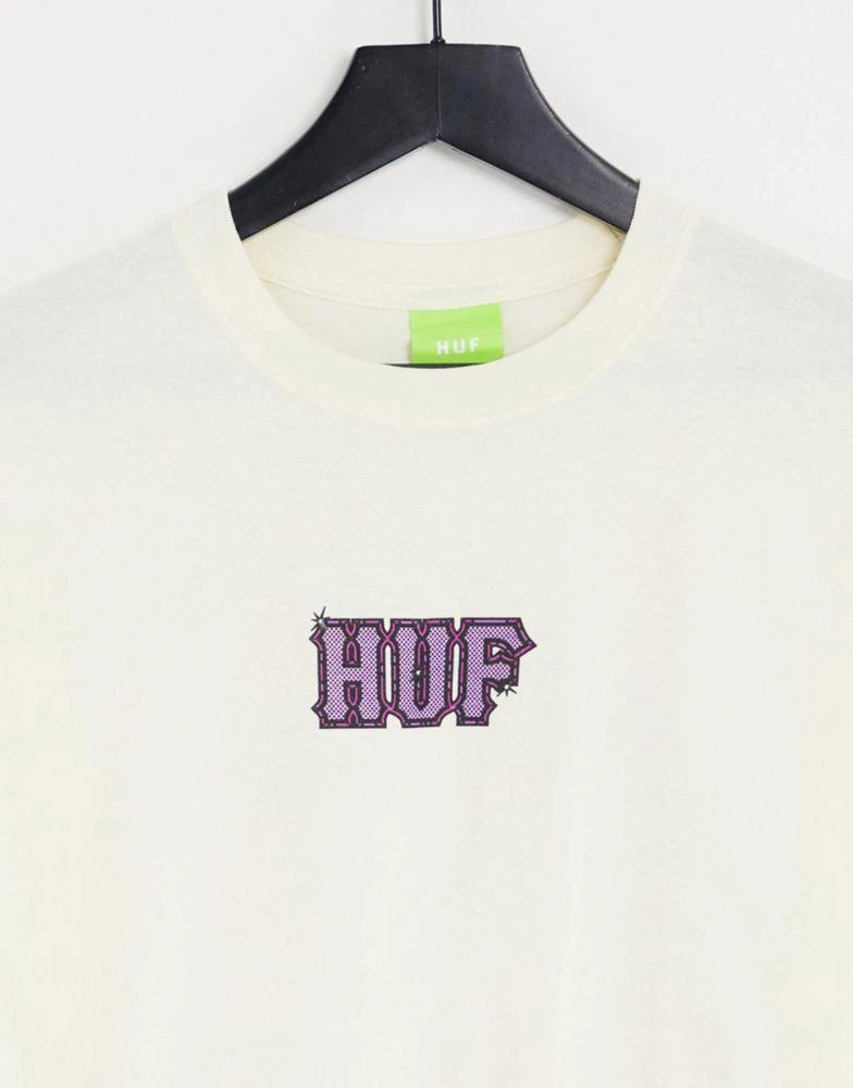 商品HUF|HUF amazing H print  t-shirt in beige,价格¥373,第4张图片详细描述